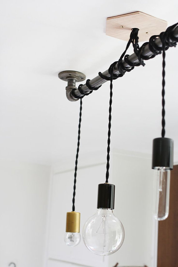 Tendance: la déco en tuyaux déconome Idées Retro Lustres