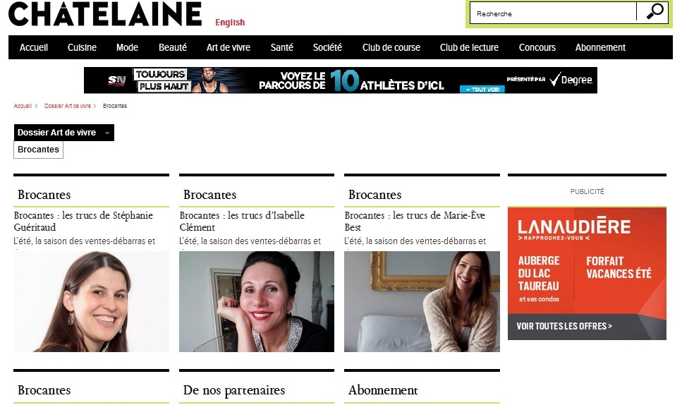 Déconome magazine chatelaine