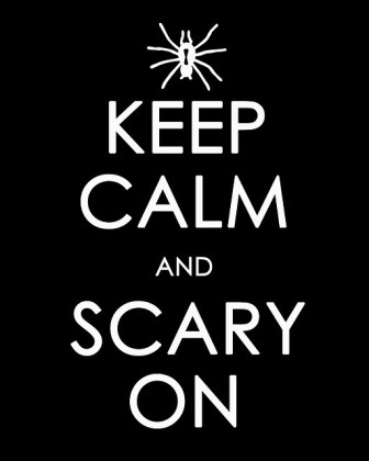 affiche halloween gratuite Keep calm and scarry on