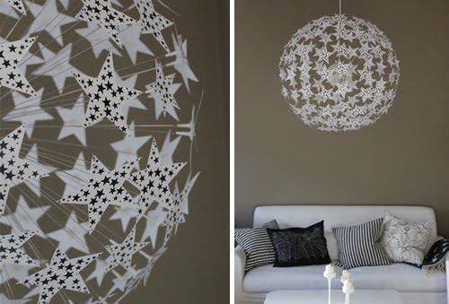 IKEA Hack luminaire maskros 