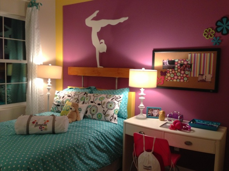 Chambre enfant fille gymnastique