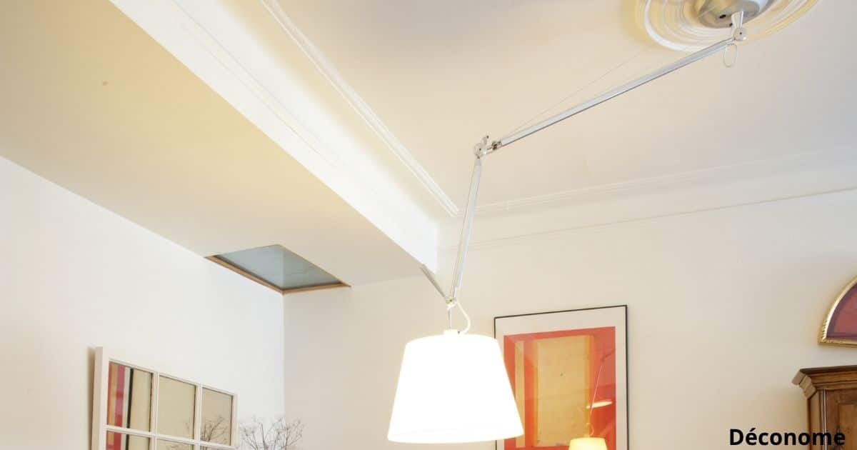 Luminaire avec plafonnier décentré: 4 solutions