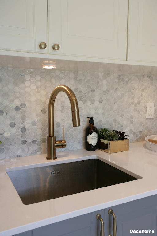 Delta trinsic faucet champagne robinet laiton doré