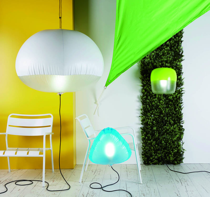 Luminaire gonflable