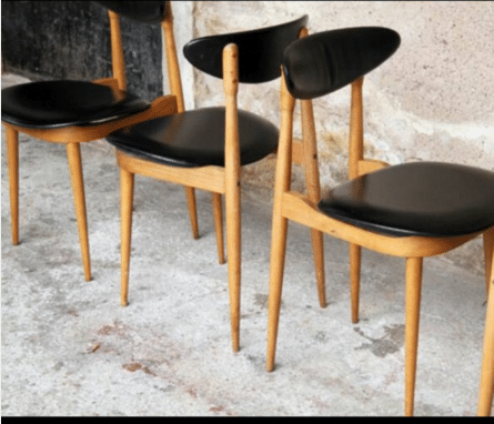 Les Vieilles Choses - 3 chaises pour 90 Euros
