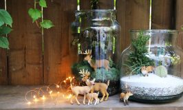 Petites déco d’hiver avec des figurines d’animaux