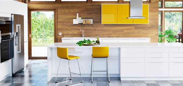 cuisine IKEA jaune