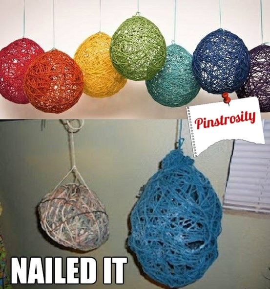 Pinstrosity Yarn Balloon Fail