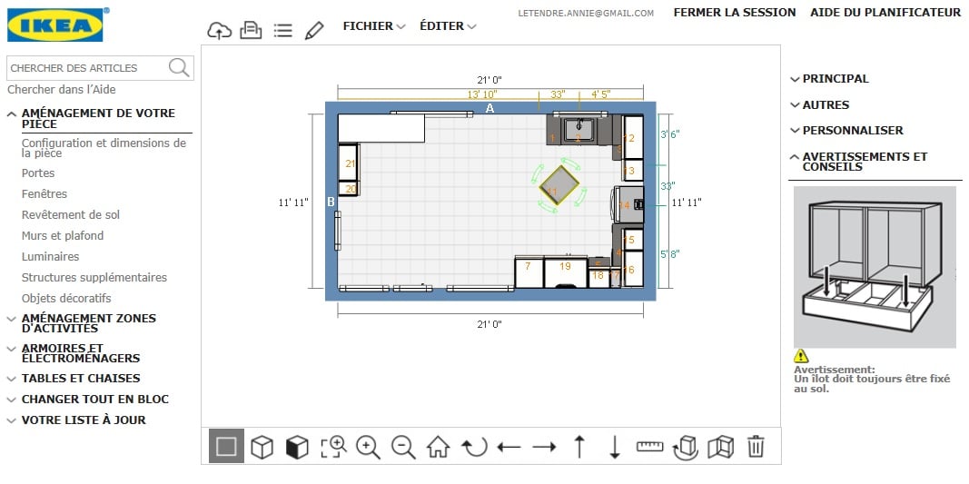 Astuce utilisation planificateur IKEA