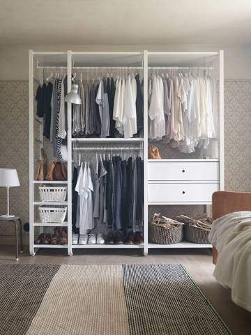 walk-in dressing ouvert chambre