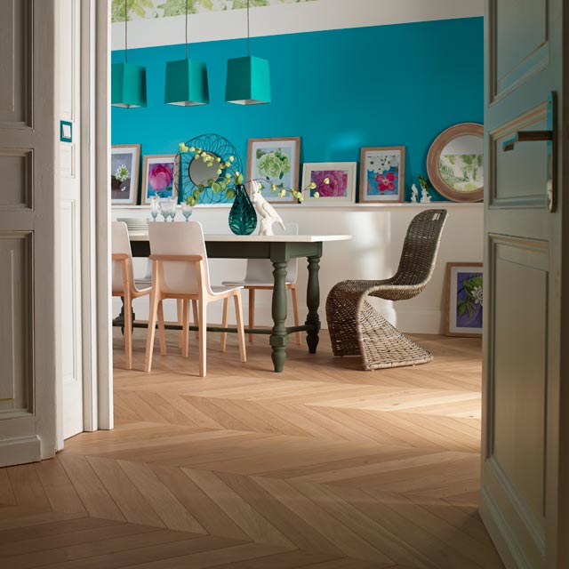 parquet en chevron ou point de hongrie