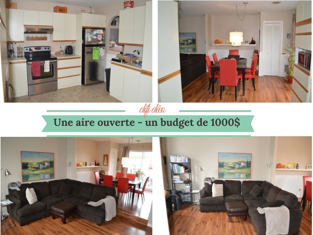 defi deco avant après petit budget moins de 1000$