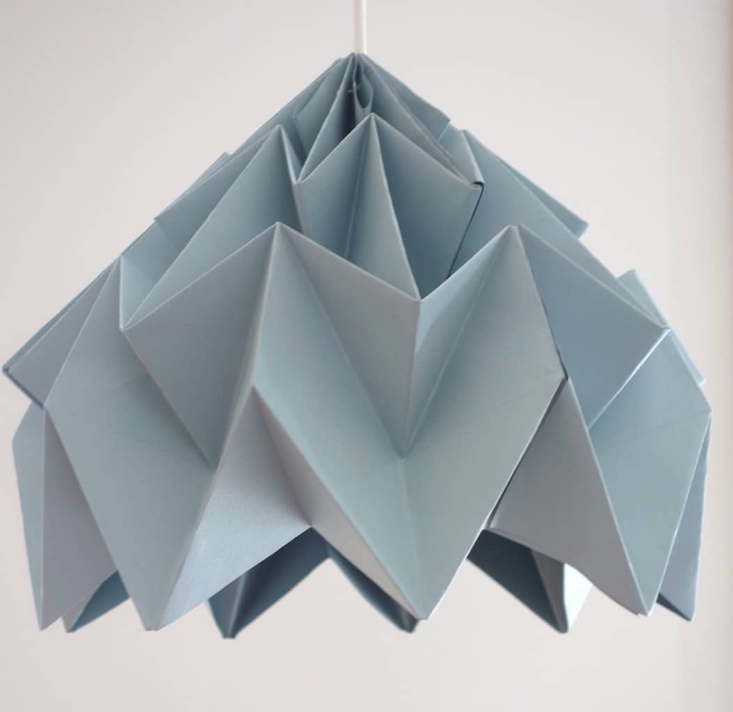 fabriquer un abat-jour en origami