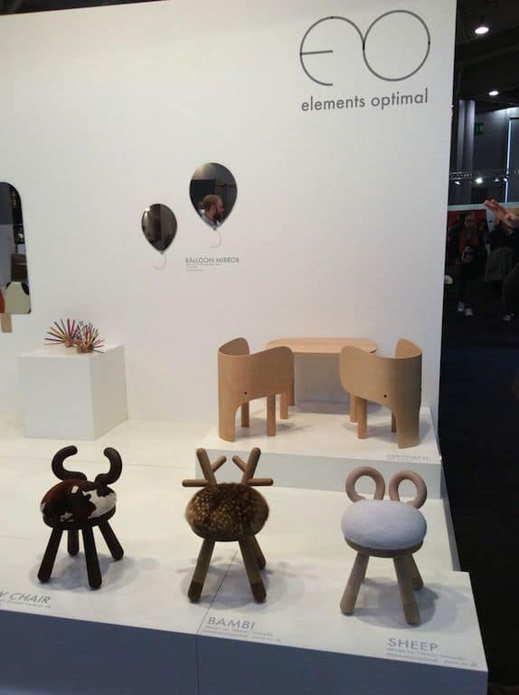 clin d’œil à la déco enfantine : ces petits tabourets pour enfant chez Elements Optimal 