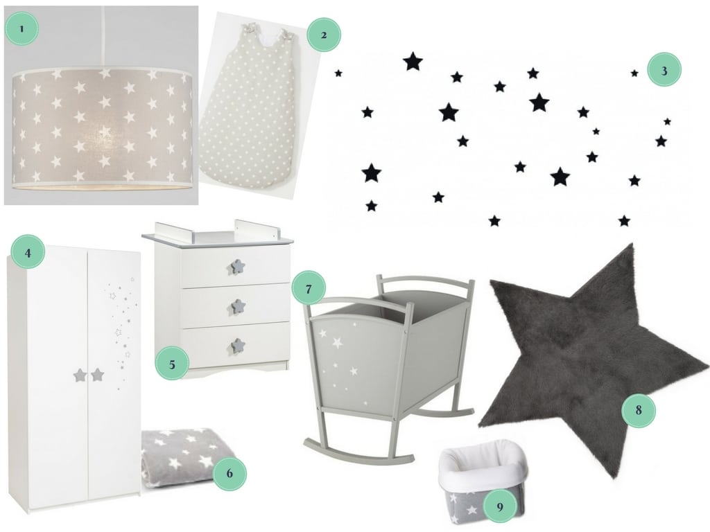 inspiration chambre bebe etoiles Fra ce