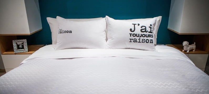 taie d'oreiller j'ai toujours raison - une touche d'humour dans la chambre à coucher