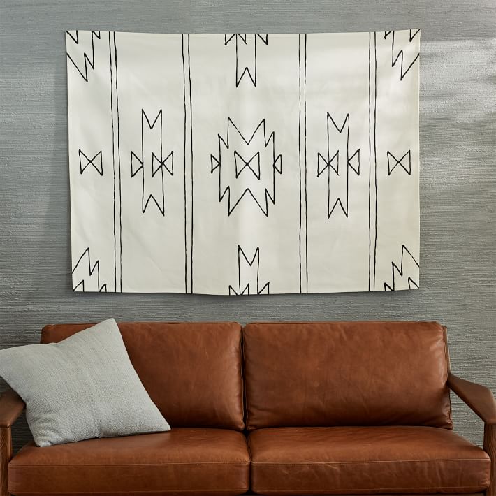 Dessin facile à faire style navajo tenture / DIY simple and trendy tapestry