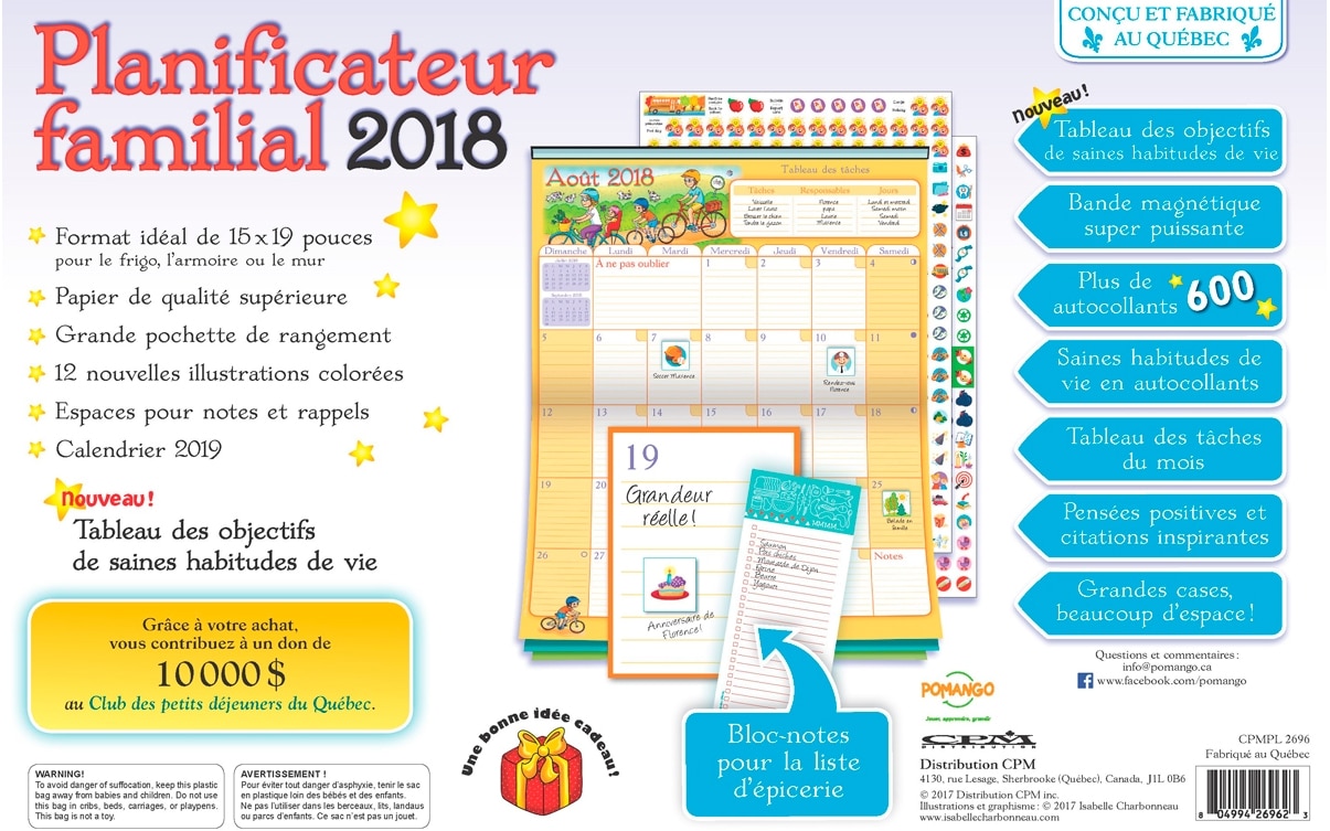 Calendrier familial : pour une organisation simple et efficace