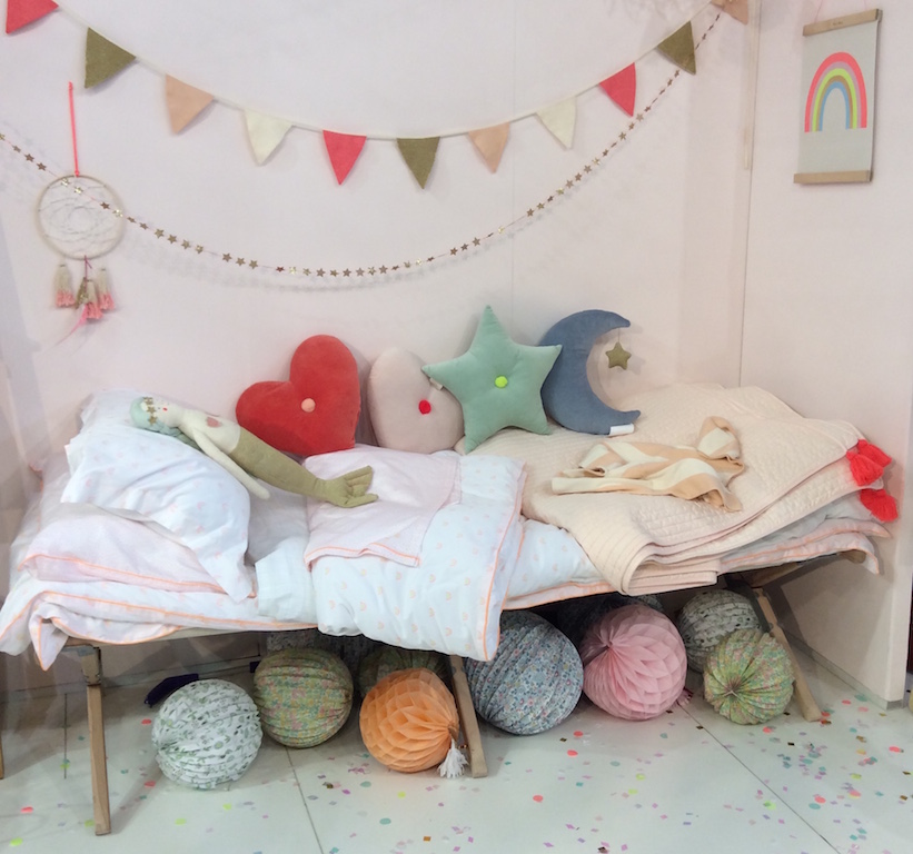 Tissus pastels tendance chambre d'enfant