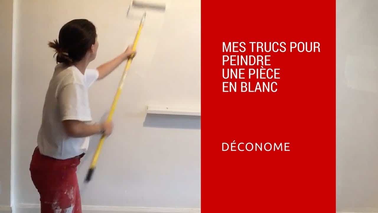 Reprise de peinture blanche sur mur blanc