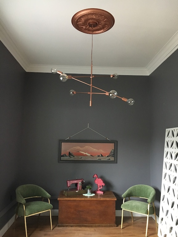 DIY suspension tiges métalliques et globes pas cher \ Globe pendant light DIY copper