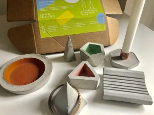 Kit prêt à créer d'objets en béton