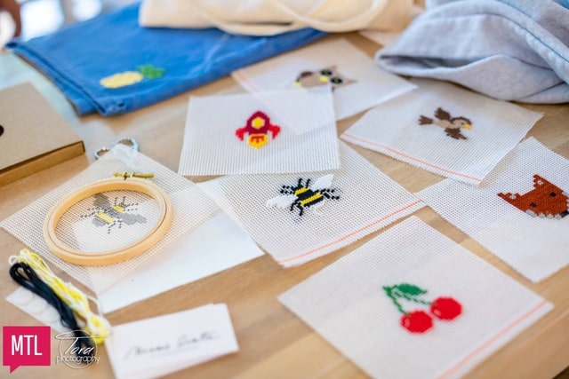 kit DIY de broderie