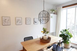 DIY fabriquer luminaire avec jardinière métal