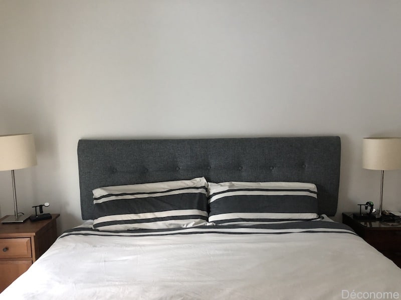 fabriquer une tête de lit rembourrée en tissu / DIY upholstered headboard