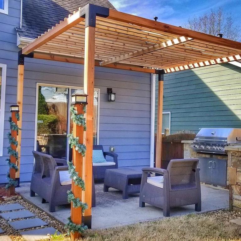 Coin pergola pour poteaux 4x4 -  Canada