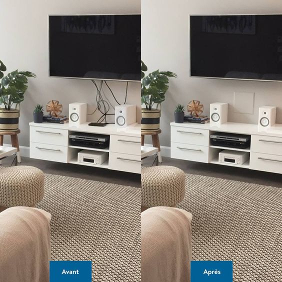 Comment fixer une TV au mur sans voir les fils ? - KTEL - Côte Ouest