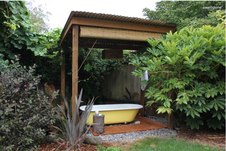 mini piscine baignoire