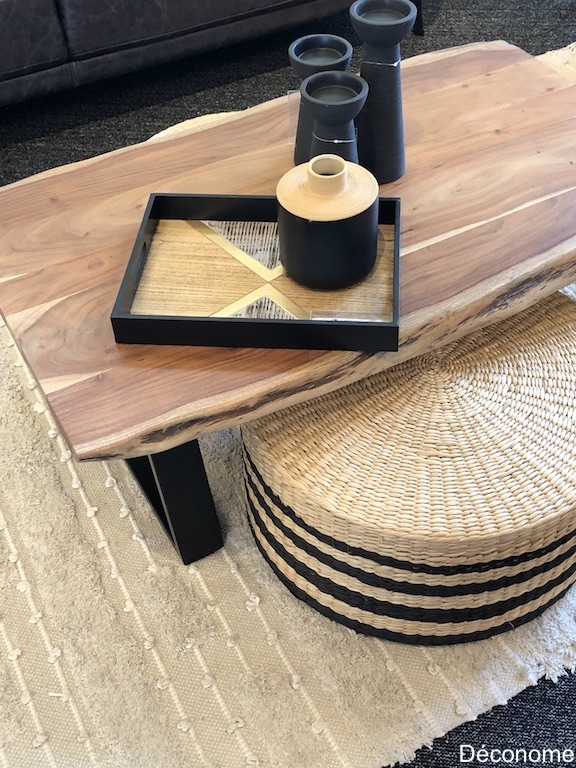 tapis table en bois et accessoires brault & Martineau