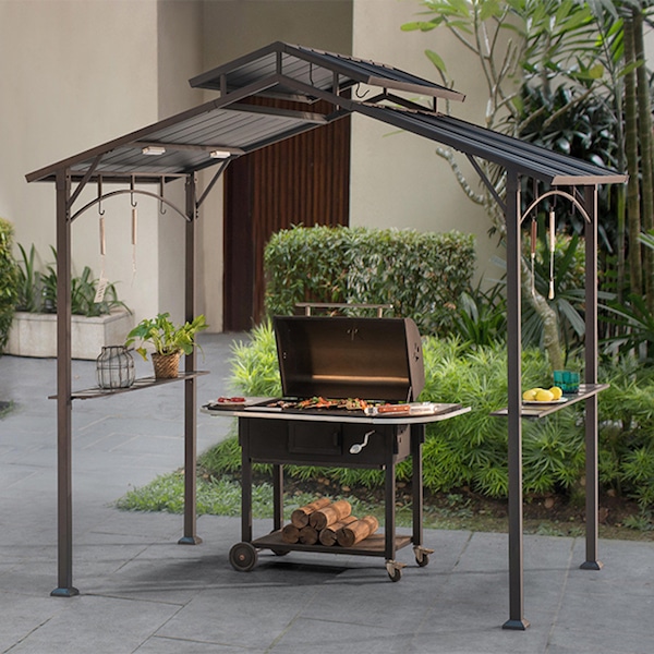 Auvent de barbecue pas cher pour cuisine de jardin