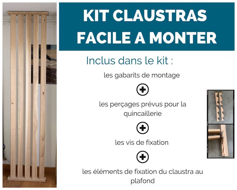 Comment fixer un claustra ?