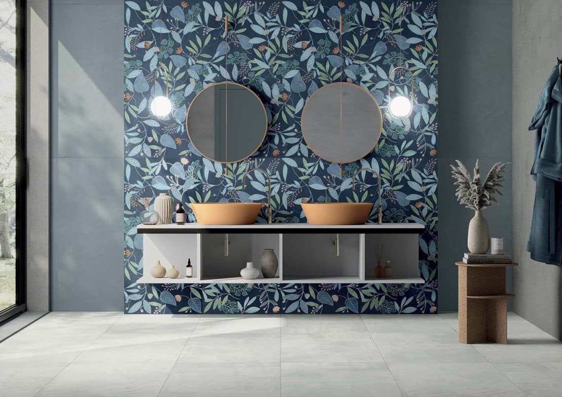 tendances carrelage motifs papier peint