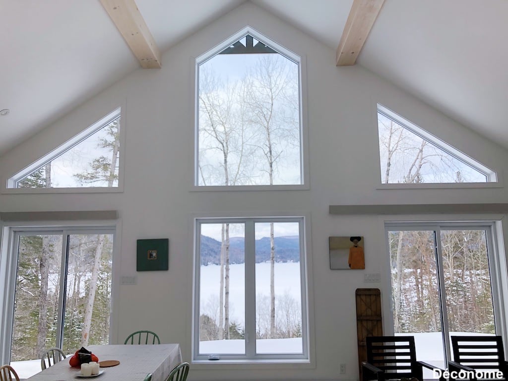 plafond cathédrale chalet