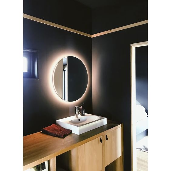 ruban LED miroir éclairé