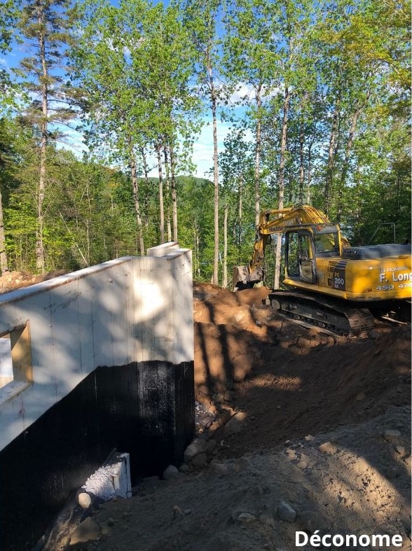 terrassement construction maison pas cher